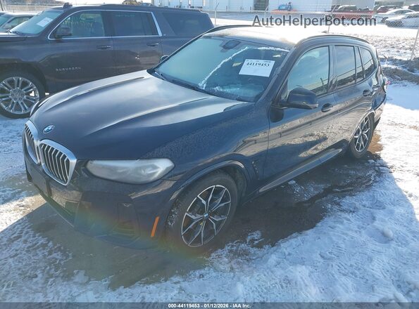5UX53DP09P9P35770 2023 BMW X3 Black Vista tres cuartos delantera izquierda