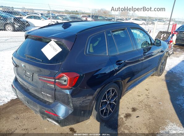 5UX53DP09P9P35770 2023 BMW X3 Black Trasero derecho