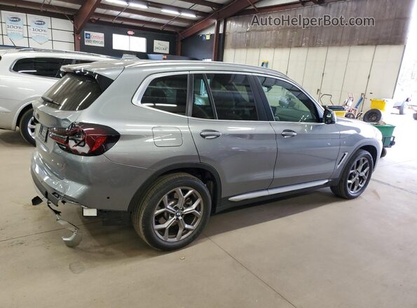5UX53DP09P9S97784 2023 BMW X3 Silver Tył prawy