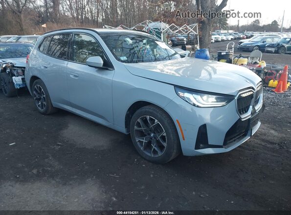 5UX53GP02S9135103 2025 BMW X3 Серый Передняя правая четверть