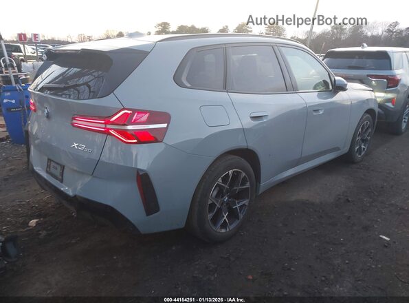 5UX53GP02S9135103 2025 BMW X3 Серый Задняя правая четверть