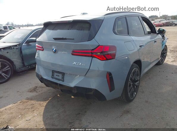 5UX53GP04S9Y28447 2025 BMW X3 Pewter Задняя правая четверть