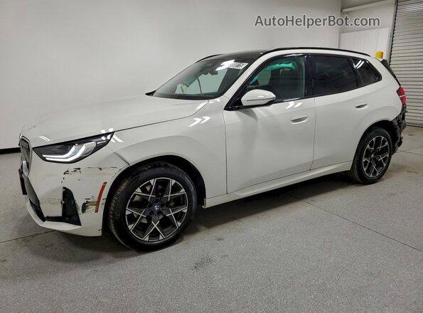 5UX53GP04S9Z70880 2025 BMW X3 Белый Передняя левая четверть