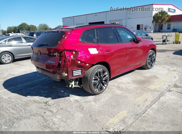 5UX53GP08S9092578 2025 BMW X3 Красный Задняя правая четверть