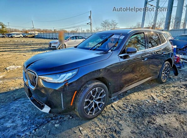 5UX53GP0XS9064331 2025 BMW X3 Черный Передняя левая четверть