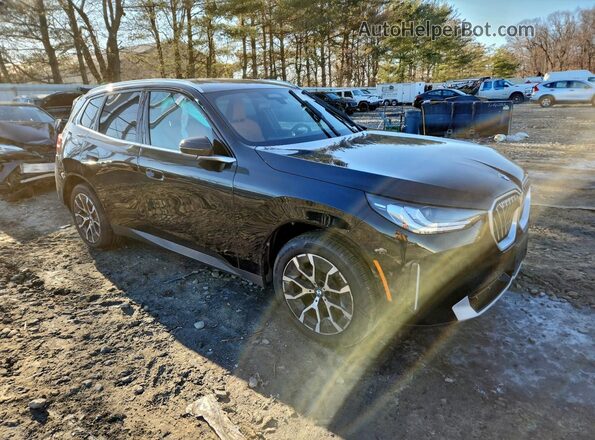 5UX53GP0XS9064331 2025 BMW X3 Черный Передняя правая четверть