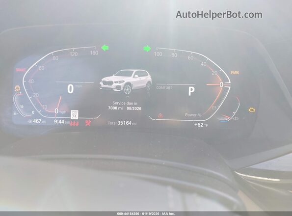 5UXCR4C01M9E31259 2021 BMW X5 Белый 
