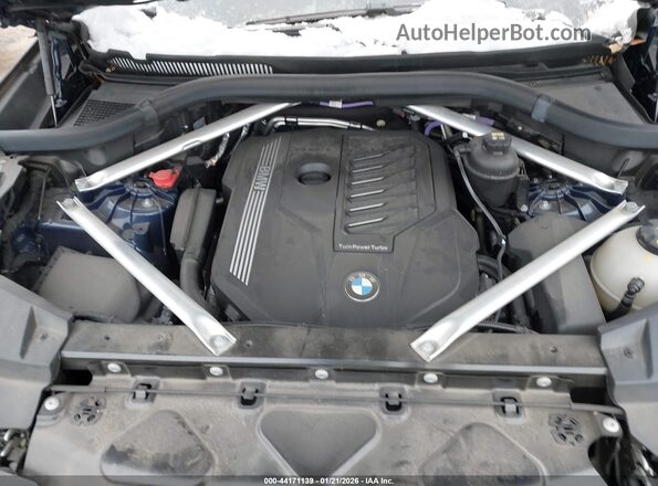 5UXCR6C02M9G16495 2021 BMW X5 Синий Вид сзади