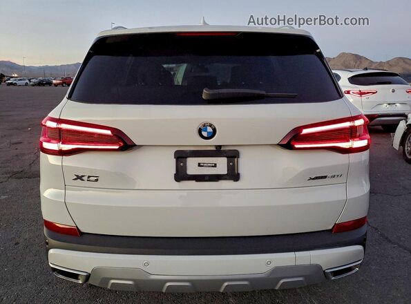 5UXCR6C08P9N73119 2023 BMW X5 White Vista trasera