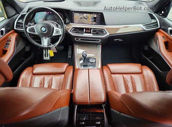 5UXCR6C52KLL04668 2019 BMW X5 Gray Vista del salpicadero