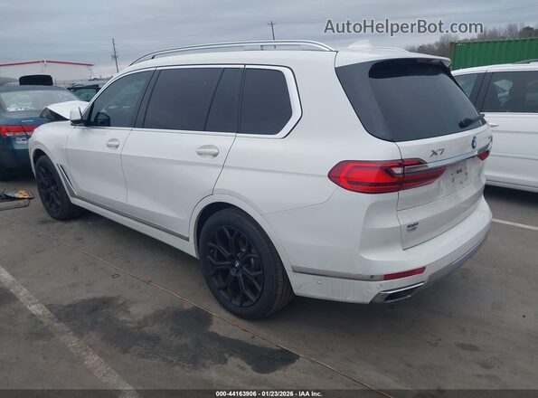 5UXCW2C01L9C50836 2020 BMW X7 Белый Задняя левая четверть