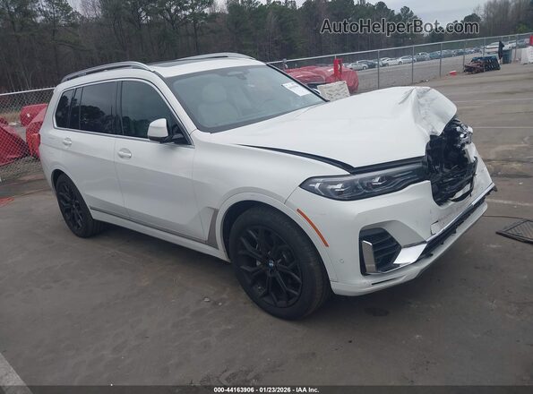 5UXCW2C01L9C50836 2020 BMW X7 Белый Передняя правая четверть