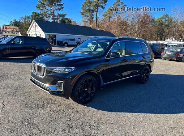 5UXCW2C05L9B19506 2020 BMW X7 Черный Передняя левая четверть