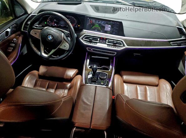 5UXCW2C09L9B77828 2020 BMW X7 Белый Вид панели приборов