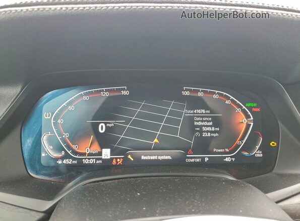 5UXCW2C09N9K25294 2022 BMW X7 Белый Вид щитка приборов