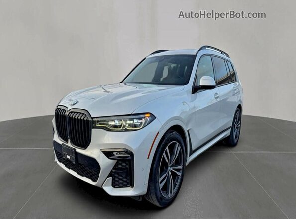 5UXCW2C0XM9F34225 2021 BMW X7 White Հետևի ձախ