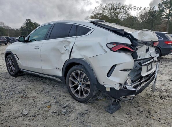 5UXCY6C00P9P38390 2023 BMW X6 Белый Задняя левая четверть