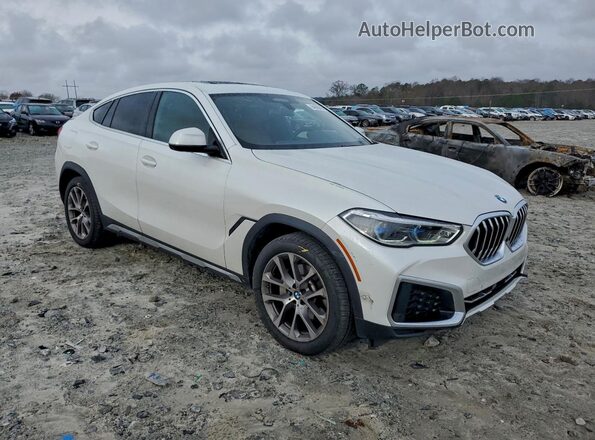 5UXCY6C00P9P38390 2023 BMW X6 Белый Передняя правая четверть