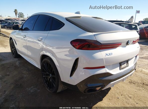 5UXCY6C00P9P83989 2023 BMW X6 Белый Задняя левая четверть
