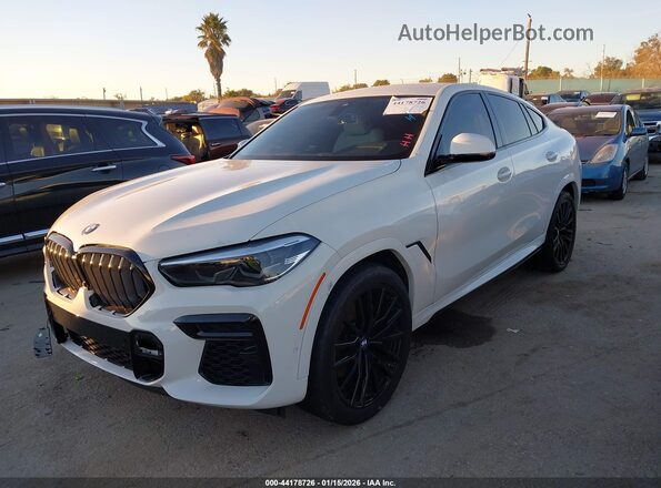 5UXCY6C00P9P83989 2023 BMW X6 Белый Передняя левая четверть