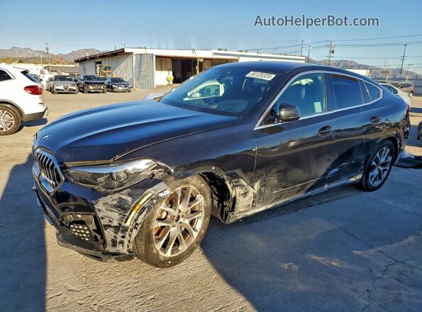 5UXCY6C01P9N76821 2023 BMW X6 Черный Передняя левая четверть