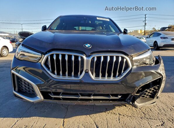5UXCY6C01P9N76821 2023 BMW X6 Черный Вид спереди