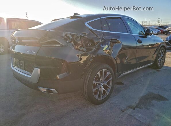 5UXCY6C01P9N76821 2023 BMW X6 Черный Задняя правая четверть
