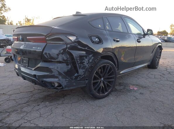 5UXCY6C02N9K41922 2022 BMW X6 Black Tył prawy