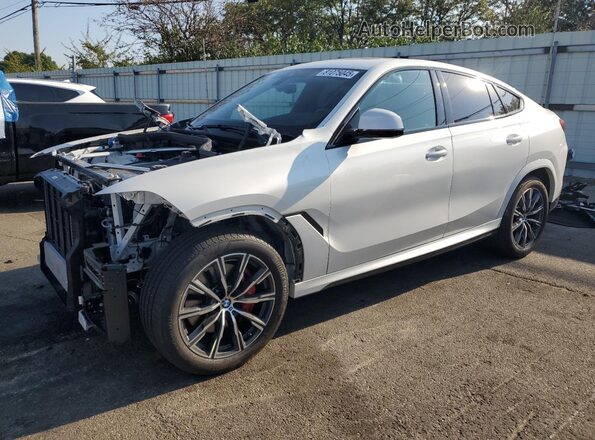 5UXCY6C03P9P83226 2023 BMW X6 Белый Передняя левая четверть