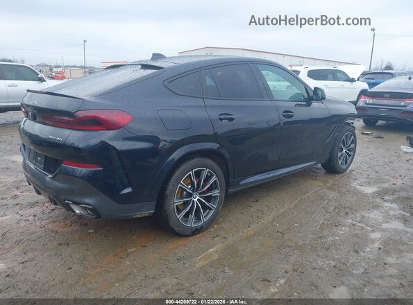 5UXCY6C05P9P80151 2023 BMW X6 Черный Задняя правая четверть