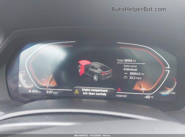 5UXCY6C05P9P80151 2023 BMW X6 Черный Вид задних сидений