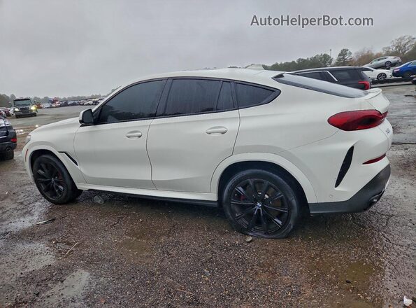 5UXCY6C06M9H65009 2021 BMW X6 Белый Задняя левая четверть