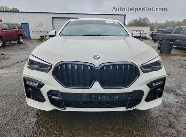 5UXCY6C06M9H65009 2021 BMW X6 Белый Вид спереди