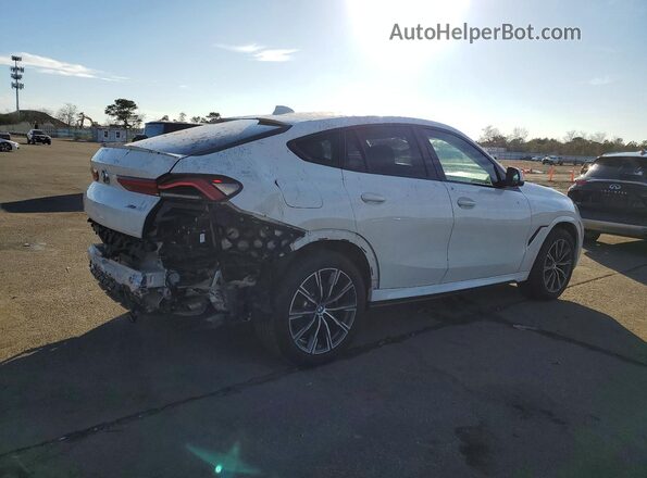 5UXCY6C07L9C14165 2020 BMW X6 White Tył prawy