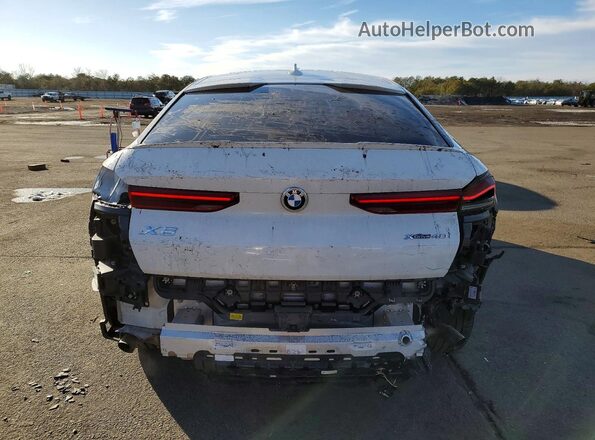 5UXCY6C07L9C14165 2020 BMW X6 White Widok z tyłu