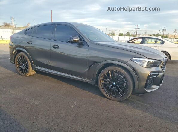 5UXCY6C07P9R94932 2023 BMW X6 Зеленый Передняя правая четверть