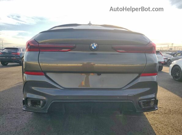 5UXCY6C07P9R94932 2023 BMW X6 Зеленый Вид сзади