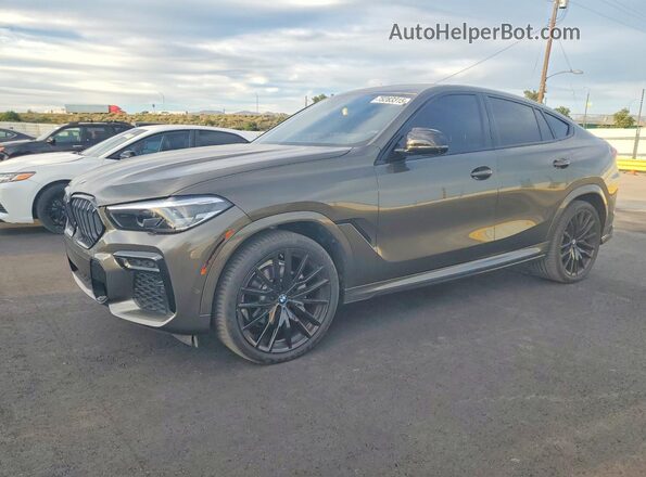 5UXCY6C07P9R94932 2023 BMW X6 Зеленый Передняя левая четверть