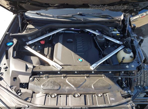 5UXCY6C08P9R85026 2023 BMW X6 Черный Вид сзади