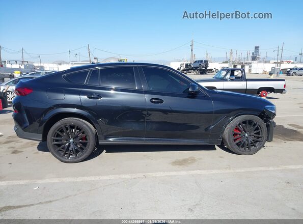 5UXCY6C08P9R85026 2023 BMW X6 Черный Панорамный вид салона 360°
