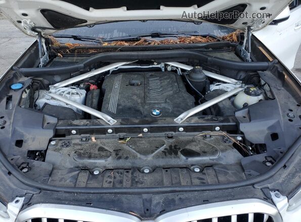 5UXCY6C09L9C59690 2020 BMW X6 White Widok komory silnika