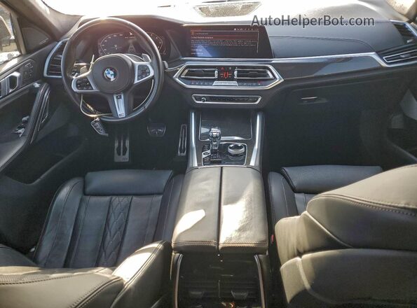 5UXCY8C00L9C29795 2020 BMW X6 White წინა პანელის ხედი