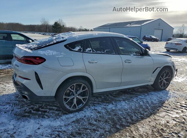 5UXCY8C00L9C29795 2020 BMW X6 White უკანა მარჯვენა