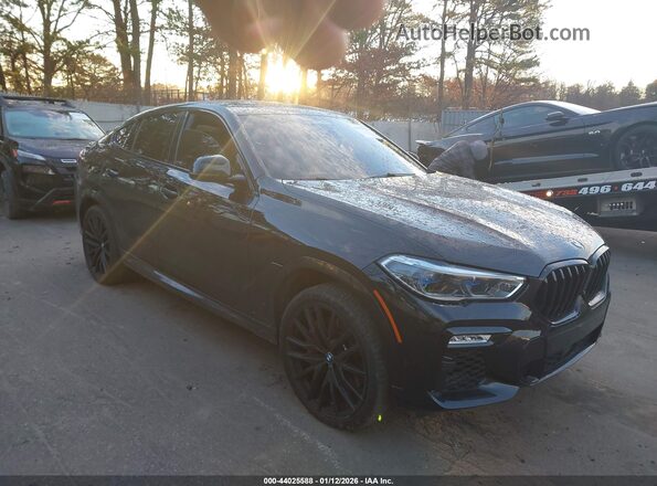 5UXCY8C03M9F12449 2021 BMW X6 Black Առջևի աջ