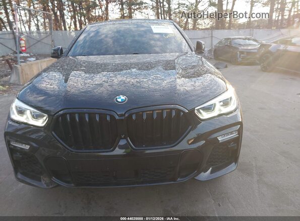5UXCY8C03M9F12449 2021 BMW X6 Black Դիմացի տեսք