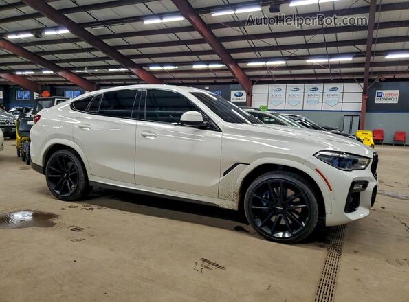 5UXCY8C09L9B98482 2020 BMW X6 White Delantero derecho