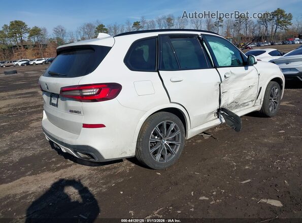 5UXJU4C05P9R21937 2023 BMW X5 Белый Задняя правая четверть