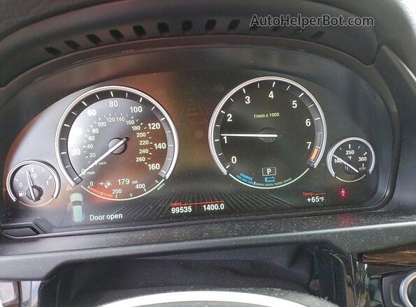 5UXKT0C58G0S79259 2016 BMW X5 White Widok zestawu wskaźników