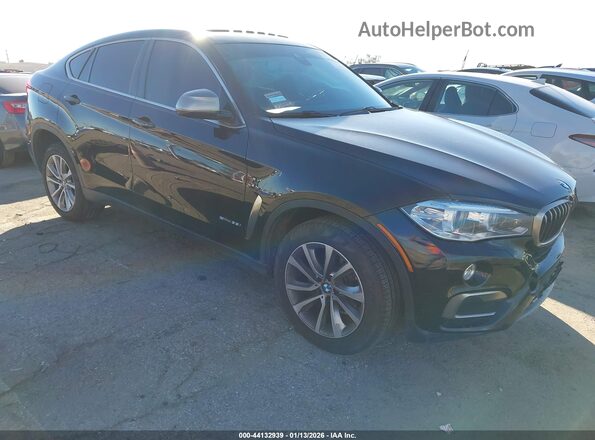 5UXKU0C35H0G69347 2017 BMW X6 Черный Передняя правая четверть