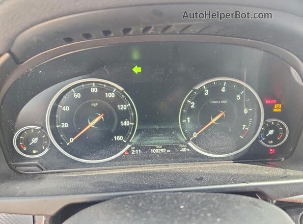 5UXKU0C36H0G57479 2017 BMW X6 Черный Вид щитка приборов